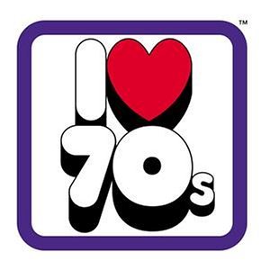 I Love 70's" CD cover with hand sign and red heart graphic.
