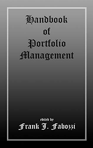 Handbook of Portfolio Management