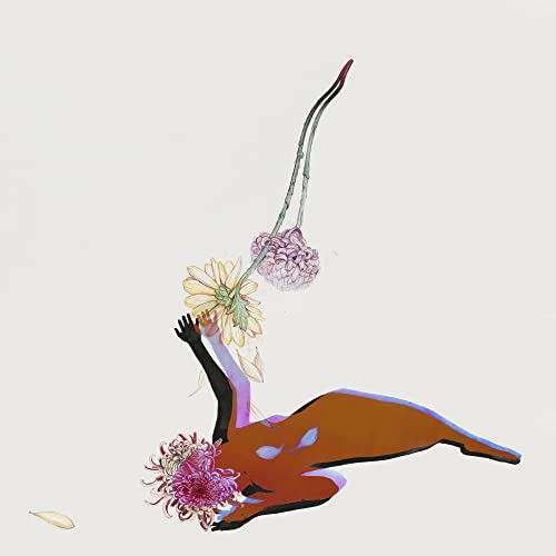 Album cover: reclining figure with flowers, painted in muted, dreamy tones.