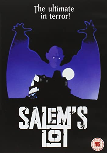 Salem's Lot DVD cover with a silhouetted house, bat wings, and moon.