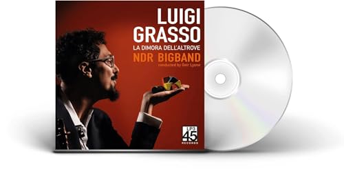 CD case with portrait of Luigi Grasso and adjacent silver CD.