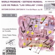 CD cover with abstract watercolor painting of colorful shapes and lines.