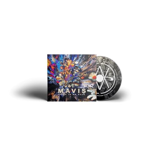 Mavis "Grief is no Ally" CD case and disc with colorful artwork.