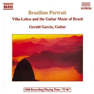 CD cover for “Brazilian Portrait” featuring a silhouetted mountain range.