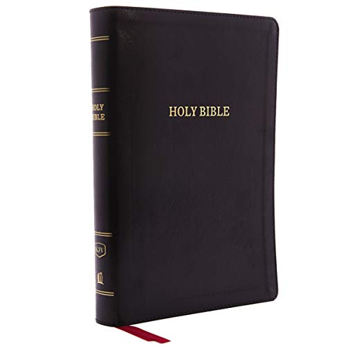 KJV, Deluxe Reference Bible, Giant Print, Imitation Leather, Black, Indexed, Red Letter Edition: Holy Bible, King James Version