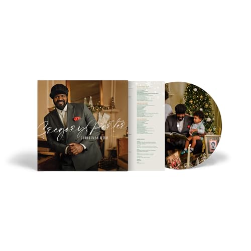 Gregory Porter “Christmas Wish” vinyl record with cover art and tracklist.