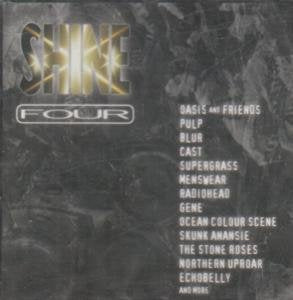 CD cover for “Shine Four” with band names listed in white text.