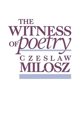 The Witness of Poetry