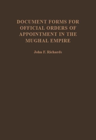 Document Forms for Official Orders of Appointment in the Mughal Empire