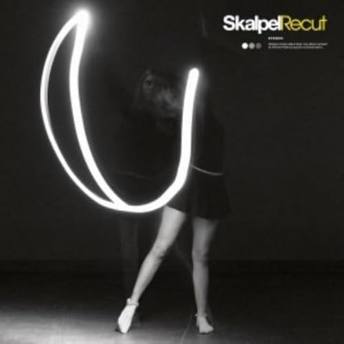 CD cover for Skalpel’s “Recut” featuring a person and light painting.
