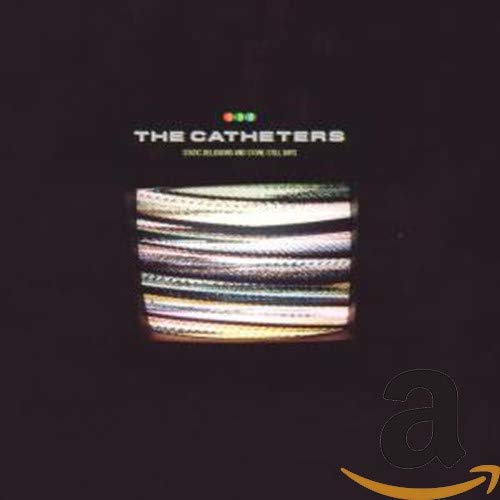 CD cover for “The Catheters” with abstract striped and blurred imagery.