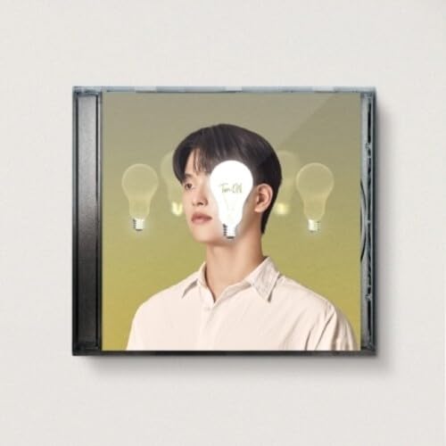 CD case featuring a man with a lightbulb replacing his face.
