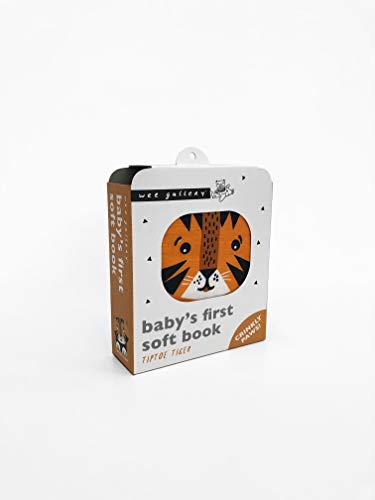 Tiptoe Tiger (2020 edition): Baby's First Soft Book - Crinkly Paws! (Wee Gallery Cloth Books)