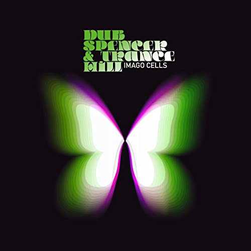 CD cover for Dub Spencer & Trance Hill’s “Imago Cells” with butterfly graphic.