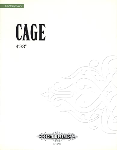4'33'' (Tacet Version): Sheet (Edition Peters)