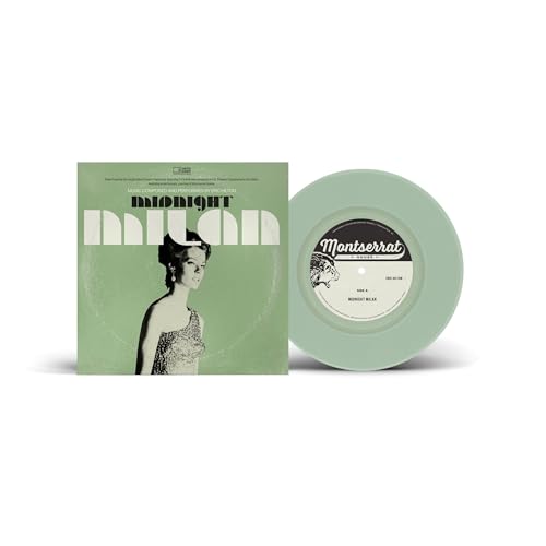 Pale green vinyl record and sleeve featuring a woman’s portrait.