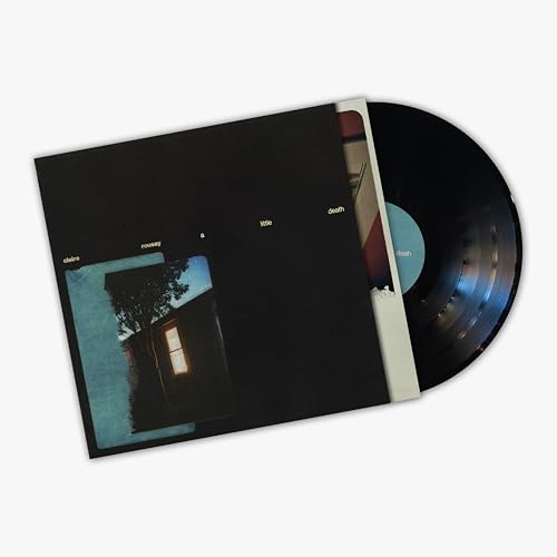Black vinyl record with a black and blue album cover, titled "A Little Death".