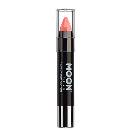 Moon Glow - Neon UV Paint Stick Body Crayon for the Face & Body – Pastel Coral
