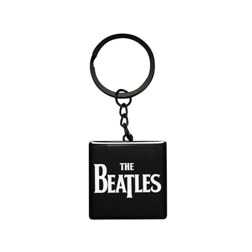 Keyring Metal - The Beatles - Logo (Black)