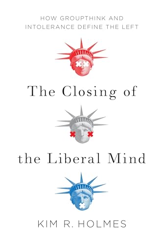 Book cover with Statue of Liberty imagery and title "The Closing of the Liberal Mind.