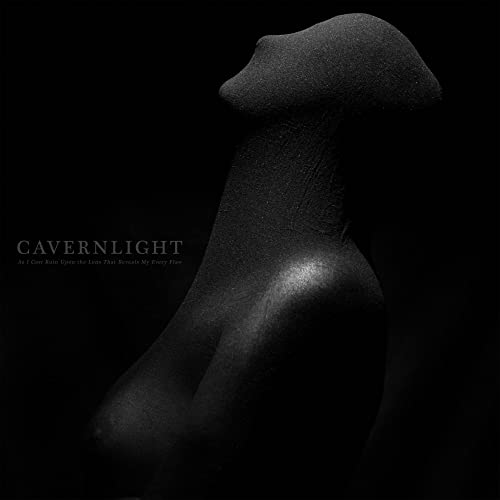 Black and white album cover featuring a textured, shadowy human form.