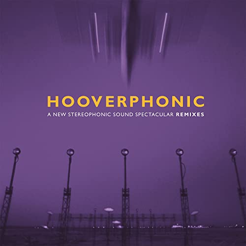 Hooverphonic album cover: purple gradient with microphones and text.