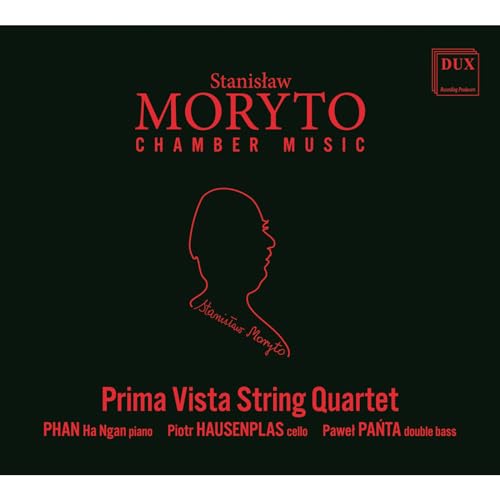 CD cover for Stanislaw Moryto chamber music by Prima Vista Quartet.