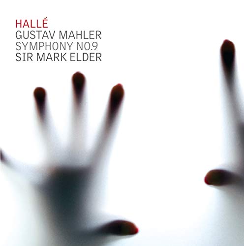 CD cover for Mahler’s Symphony No. 9 featuring a blurred hand image.