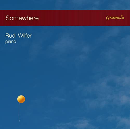 CD cover for Rudi Wilfer’s “Somewhere” featuring a yellow balloon.