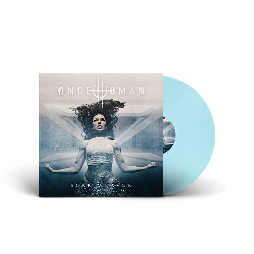 “Once Human - Scar Weaver” vinyl record with a woman submerged in water.