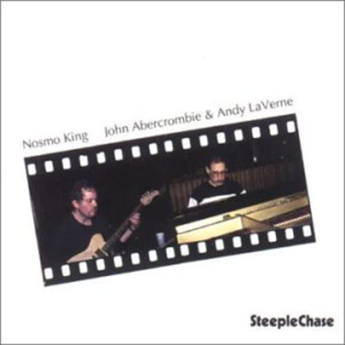 CD cover featuring guitarists John Abercrombie and Andy LaVerne in black and white.