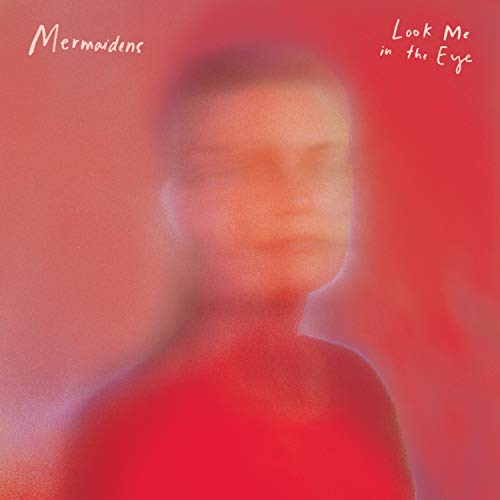 Blurred portrait in red tones with album title and band name.