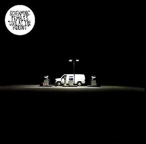 CD cover: dark gas station with a white van, band name text.