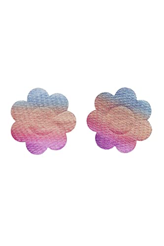 Fever Irridecent Rainbow Flower Nipple Pasties