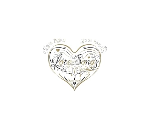 CD cover: heart-shaped design with "Love Songs Live" text and artist names.