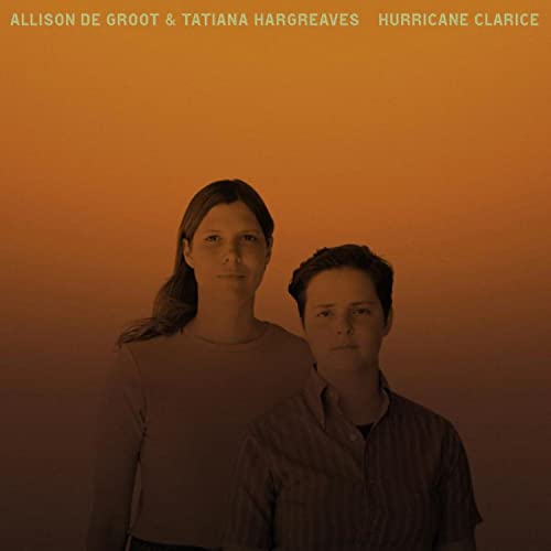 Album cover for “Hurricane Clarice” featuring portraits of two women.