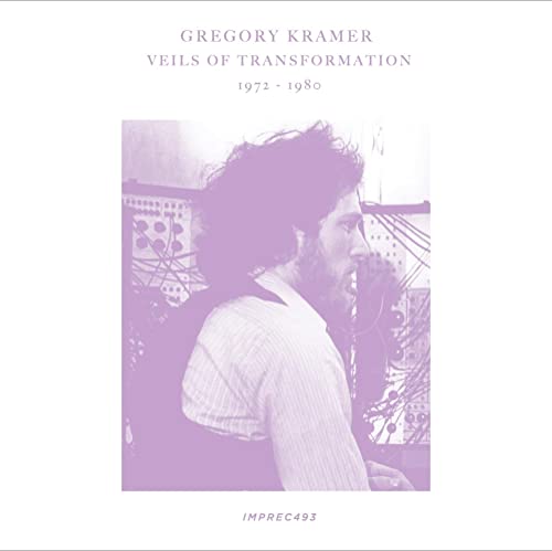 CD cover for Gregory Kramerās āVeils Of Transformationā featuring a portrait.