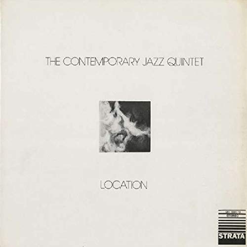 CD cover: "The Contemporary Jazz Quintet - Location" with abstract image.