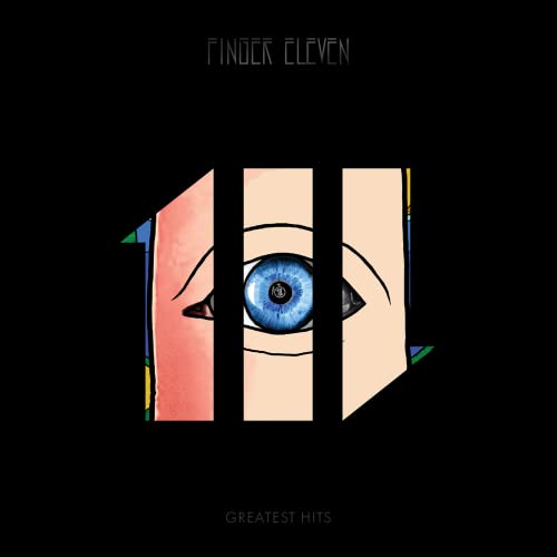 Finger Eleven “Greatest Hits” vinyl album cover with an eye illustration.