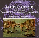 Vivaldi's "L'estro Armonico" CD cover with a Venetian canal scene.
