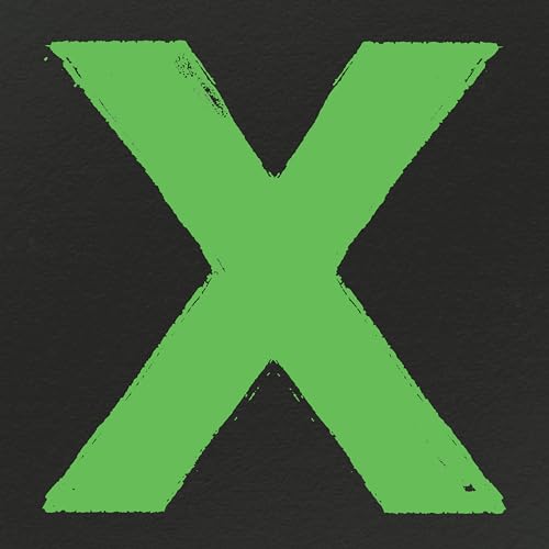 Green, textured letter "X" on a dark gray background.
