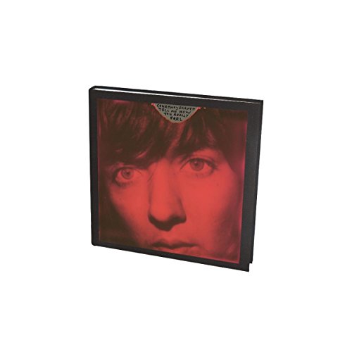 CD case with a red-toned close-up portrait of Courtney Barnett.