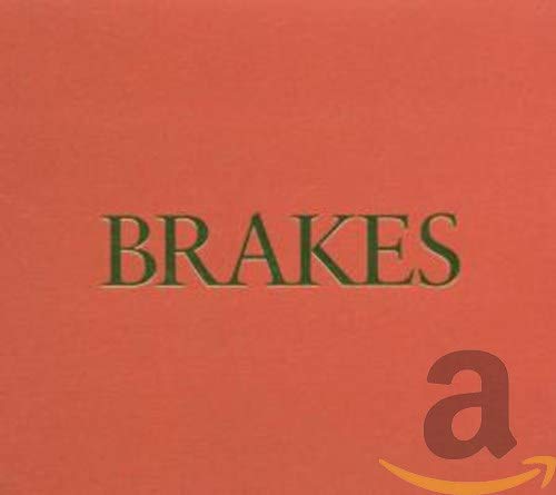 Red CD cover with green text reading "BRAKES" and an Amazon logo.