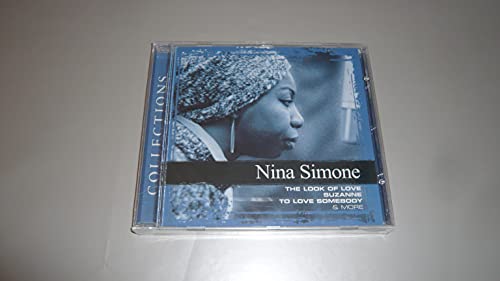 CD case with portrait of Nina Simone in a blue and grey cover.