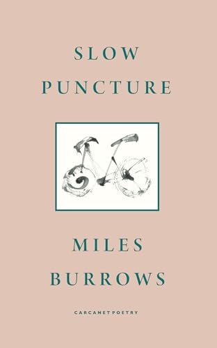 Book cover: “Slow Puncture” by Miles Burrows, featuring a bicycle sketch.