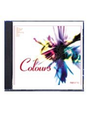 CD case with abstract floral artwork and the title "Colours".