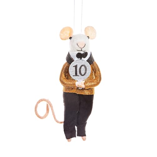 Dancing Judge Mouse Felt Hanging Decoration