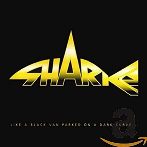 CD cover for "Sharks" with gold lettering on a black background.