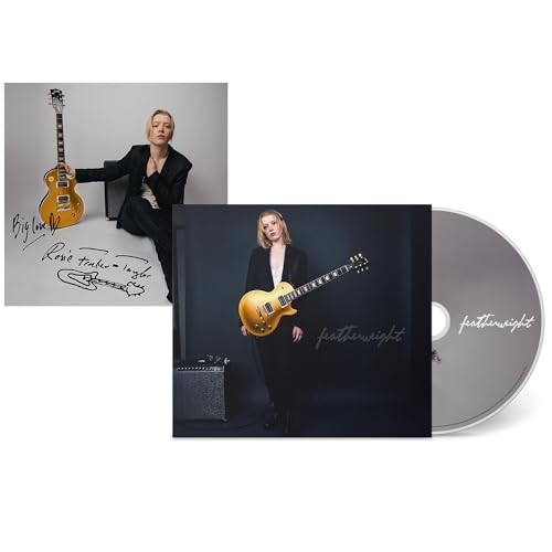 Rosie Frater-Taylor album "Featherweight" with artist holding a guitar.