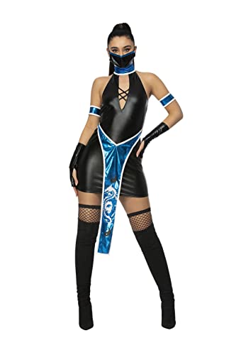 Fever Blue Ninja Costume